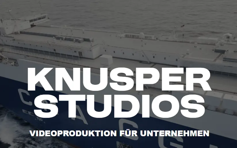 Knusper Studios animated website
