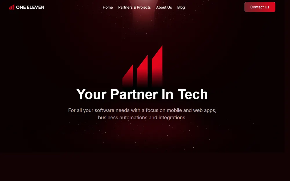 One Eleven software company website